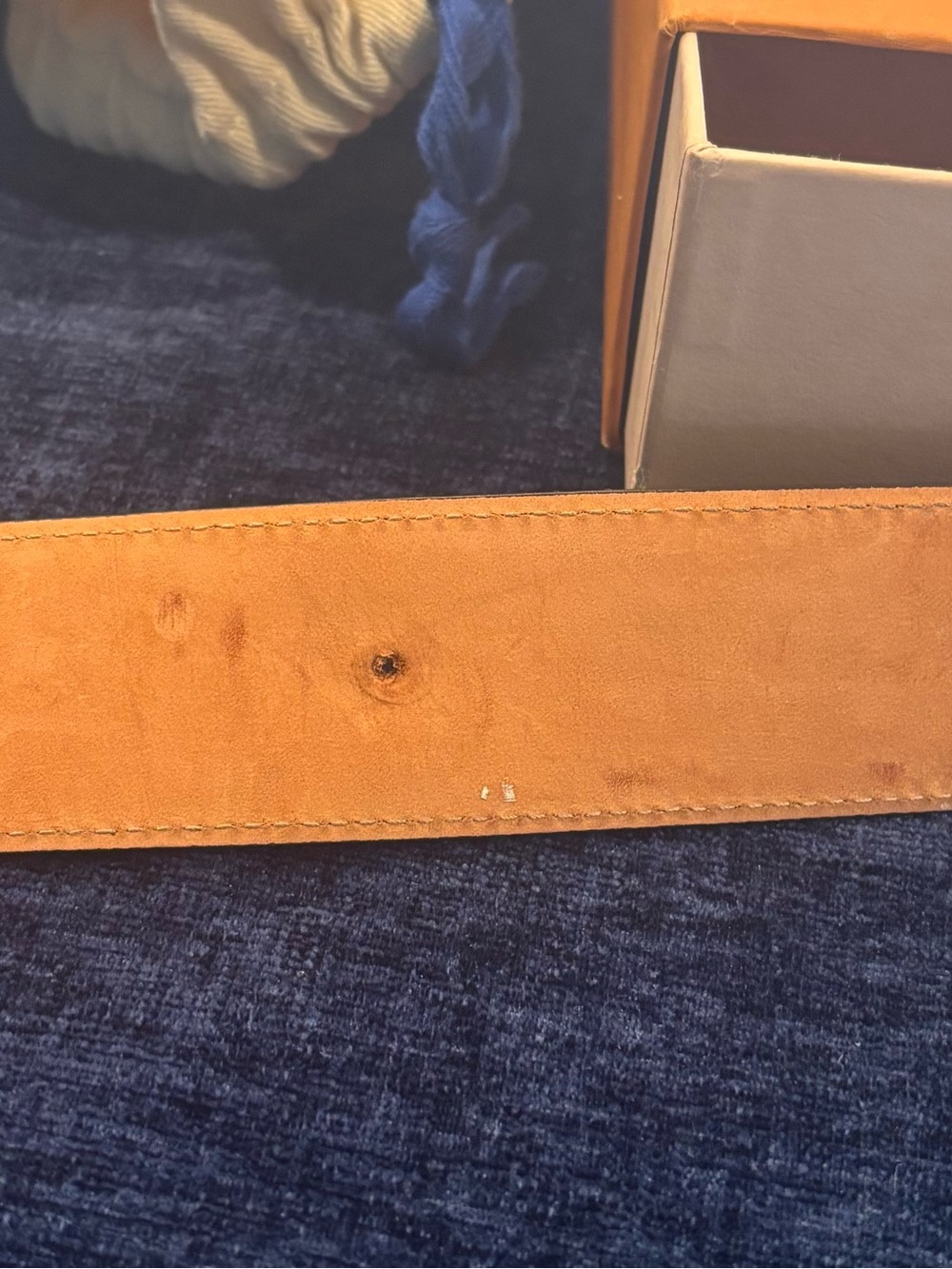 Louis Vuitton Brown Monogram Belt with Gold LV Buckle - Picture 10 of 13